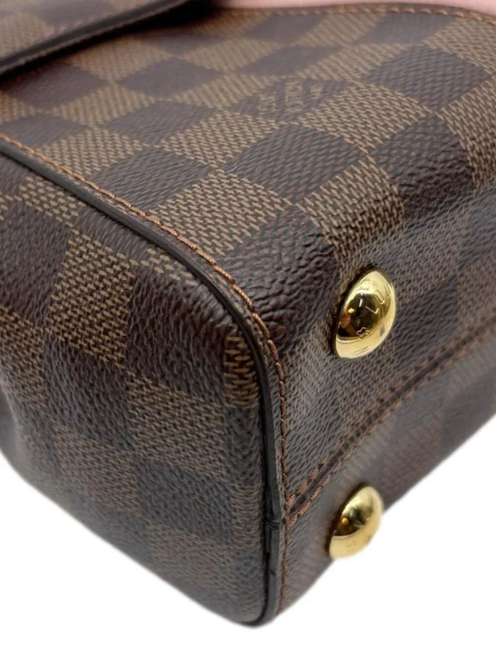 Louis Vuitton  Bond Street BB Damier Ebene Crossbody Bag Magnolia